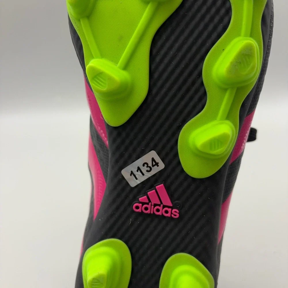 Adidas Ace 16.4 FxG Mens 8.5 Black Soccer Cleats Firm Ground AF4978 Athletic